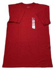 BCG Tango Red Short Sleeve Crew Neck Ultra Soft T-Shirt Mens Size Medium