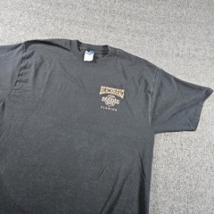 Vintage Beach Hawg Harley-Davidson Shirt Mens Large Black Panama Beach 90s