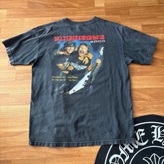 Vintage 2000 Scorpions Moment of Glory Tour Concert Band T-Shirt