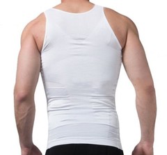 FAJAS Mens Body Slimming Tummy Shaper Underwear Shapewear Waist Slim Girdle Vest