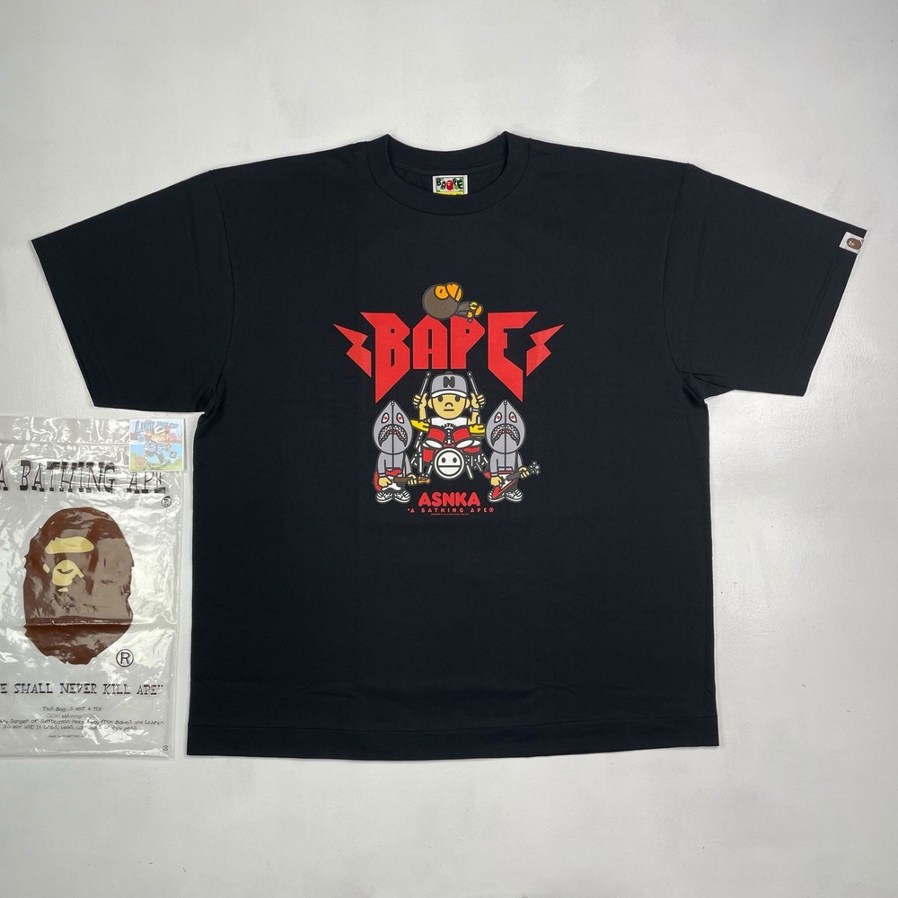 2010 BAPE Baby Milo “MI ROCK” NIGO Tee – Size XL