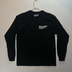 Milwaukee Black Long-Sleeve T-Shirt (New Condition) M18 Heavy Duty Power Tools