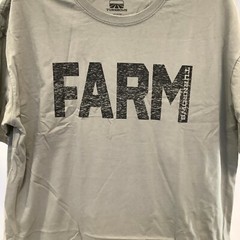 Turnrows Mens Farm Straight Hem Round Neck Graphic Casual Gray T Shirt Size XL