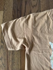 STV$H Unisex Cherub Angel Graphic Tee Tan Made In USA Size S