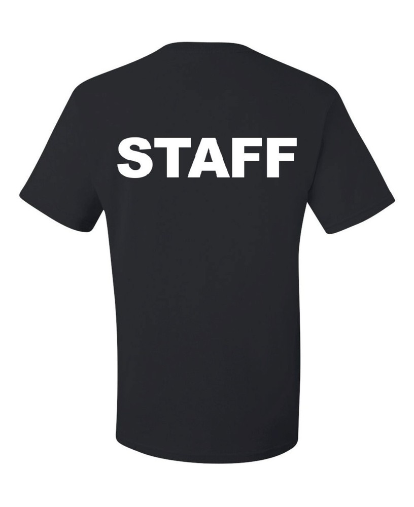STAFF Tee T Shirt Work School Church Parties Wedding Special Events SM-3XL