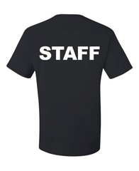 STAFF Tee T Shirt Work School Church Parties Wedding Special Events SM-3XL