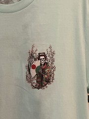 Powell Peralta Sakura Yosozumi Samurai T-Shirt Celadon – Men’s -Size Medium