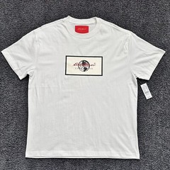 Men’s Eddie Bauer Expedition Cotton Twill T-Shirt Size M Signature Logo White