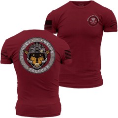 Grunt Style Whiskey Bacon Freedom T-Shirt – Cardinal