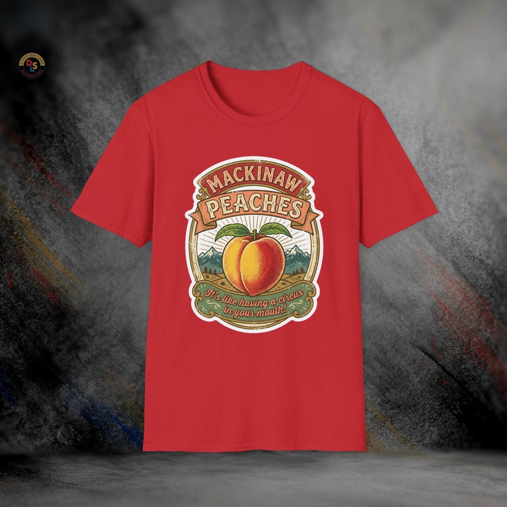 Mackinaw Peaches Seinfeld T-Shirt | Softstyle Tee