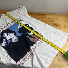 The Rolling Stones Bridges to Babylon Tour T Shirt XL Cream Band Tee Mens