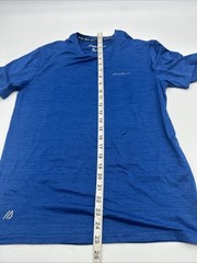Eddie Bauer T-Shirt Men Small Graphic Print Logo Blue ..#27832