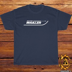 New Shirt Boston Whaler Boats Logo Black/Sport Grey/White/Navy/Red T-Shirt S-5XL
