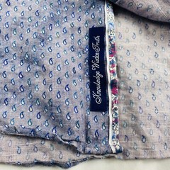 Robert Graham Cotton Linen Faded Wash S/S Button Front XL Mint
