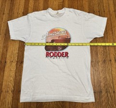 Vintage American Rodder Magazine T Shirt Screen Stars Best USA Hot Rod Medium