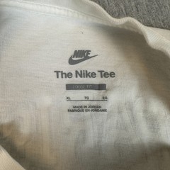 Nike Max90 T Shirt XL Air Global SS Crew Neck Loose White Tee World Tour X-Large