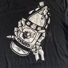 Forward Observations Group T Shirt Size Large Black Wolf 40 oz FOG