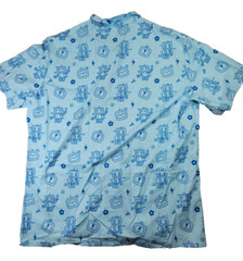 RobotsGears/Screws Cartoon Hawaiian Shirt Stretch Shirt 2XL