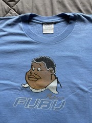 Vintage Platinum Fubu Fat Albert Shirt Mens XXL Blue Hip Hop Streetwear Y2K USA