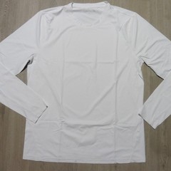 GREYSON Mens M MEDIUM GUIDE SPORT T SHIRT PERFORMANCE GOLF LONG SLEEVE TEE WHITE