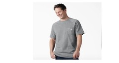 Dickies – Mens Performance Cooling Tee, Heather Gray, Size 2X Tall