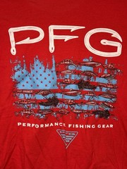 Columbia PFG T-Shirt Men XL Red Fishing Outdoors Logo Beach Casual