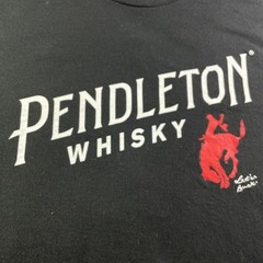 Pendleton Whisky Shirt Mens Small Black White Red Western Cowboy Rodeo Whiskey