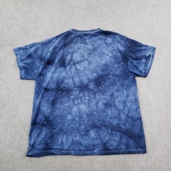 Vintage The Mountain T-shirt Mens Large Fairy Moon Tie Dye Blue Short Sleeve Y2K