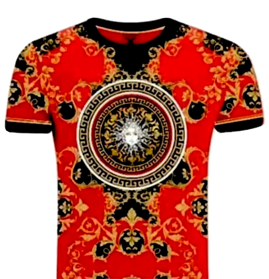 Men’s Bucheli Cotton T Shirt,Italian Style,Slim Fit,Stretch S M….A18.A