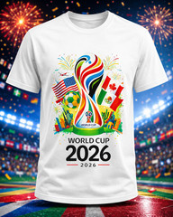 Fifa World Cup 2026 T-Shirt Soccer Graphic Tee USA Football Fan, Fifa World Cup