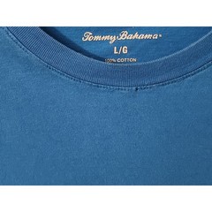 Tommy Bahama Mens Blue Golf I Drive A Stick Graphic T Shirt Large L G Cotton
