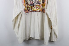 Vtg Y2K 2002 Streetwear Mens XL Thrashed Dumont New Years Fire Flames T-Shirt