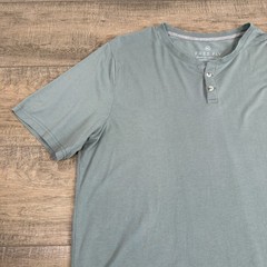 Free Fly Mens Henley T-Shirt Size (XL) Light Green Bamboo Viscose Blend EUC B9