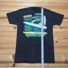 Vintage 1989 Trident SSBN Silent Service Submarine Graphic T-Shirt USA – Medium