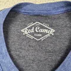 Red Camel Shirt Mens XL Gray Blue Colorblock Crew Neck Casual Soft Tee