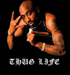 2pac Thug Life Shirt Tupac Shakur West Coast Dub Cali Dre Death Row West Side 1