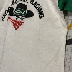 Vintage 70s 80s Skoal Bandit Tshirt Medium Racing Chew Tobacco Grunge Western US