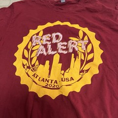 Red Alert English Punk Band Mens Sz Small Shirt Atlanta 2020 Blitz GBH Sham69