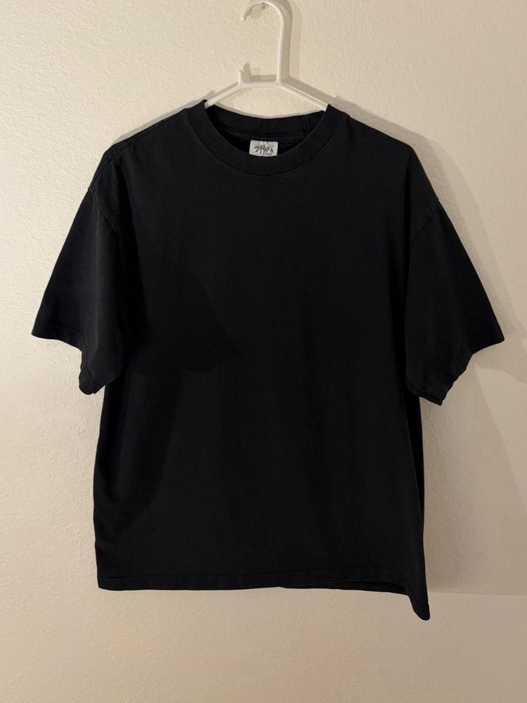Shaka Wear Men’s 100% Cotton World Famous Heavyweight T-Shirt EH6 Black Size XL