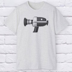 8mm Camera Shirt, Retro Camera Tee, Vintage Photography Lover Shirt