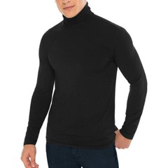 Men’s Mock Turtleneck T-Shirt Solid Long Sleeve Pullover Basic Undershirt Tops