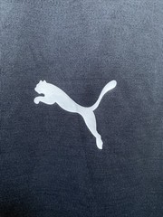 NWT Puma T-Shirt Top Black Large Sleeveless All in SL Tee Crew Neck