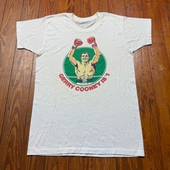 Vintage Irish Gerry Cooney Shirt Mens Size Small Ivory Boxing Promo 1982 80s