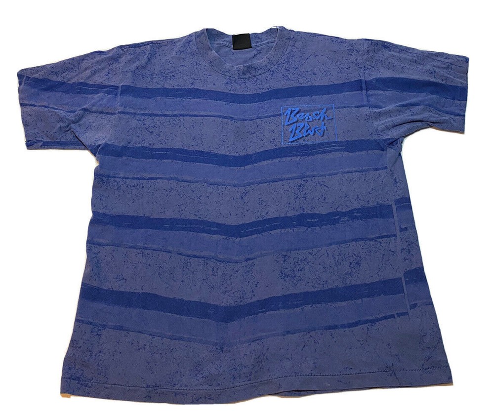 Vintage 90’s Beach Blvd Surf T Shirt Size Large Single Stitch Tie dye M8