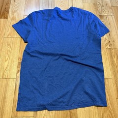 Men’s Y2k American Eagle Big Logo Blue Shirt Size M Medium 2000s Art Casual Euc