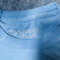 Liquid Blue Alice In Wonderland Shirt Mens Large Tie Dye Graphic Psychedelic Tee