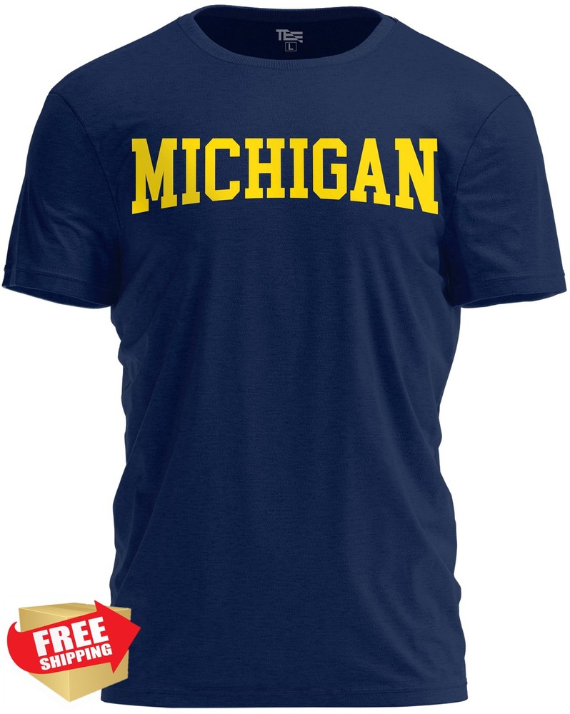 TeeStock Michigan T-Shirt XX-Large Navy