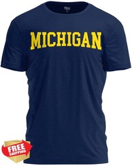 TeeStock Michigan T-Shirt XX-Large Navy