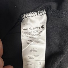 Carhartt Men’s Relaxed Fit Black Graphic Logo Tee Crew Neck 2XL Big & Tall