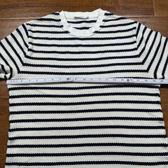 Mr P Mr Porter T Shirt Mens S Stripe Knit Crew Neck Cotton Portugal Made Retro